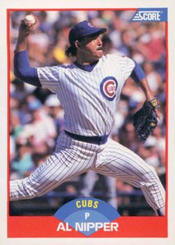 #532 Al Nipper - Chicago Cubs - 1989 Score Baseball