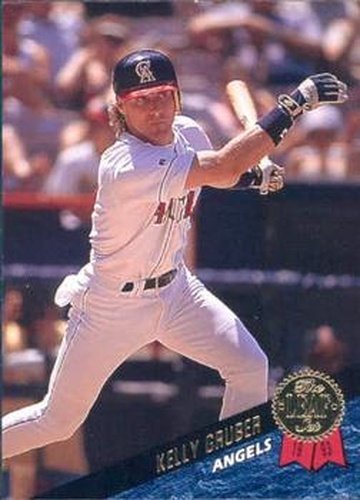 #532 Kelly Gruber - California Angels - 1993 Leaf Baseball