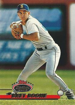 #532 Bret Boone - Seattle Mariners - 1993 Stadium Club Baseball