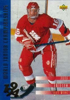 #532 Jeff Friesen - Canada - 1993-94 Upper Deck Hockey