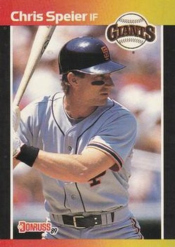 #532 Chris Speier - San Francisco Giants - 1989 Donruss Baseball