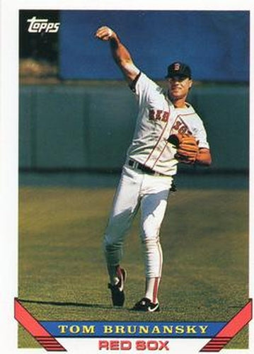 #532 Tom Brunansky - Boston Red Sox - 1993 Topps Baseball