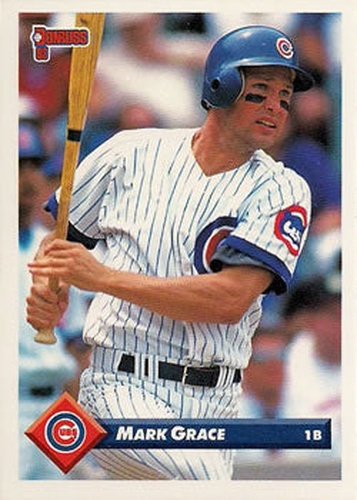 #532 Mark Grace - Chicago Cubs - 1993 Donruss Baseball