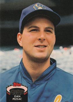#532 Dan Plesac - Milwaukee Brewers - 1992 Stadium Club Baseball