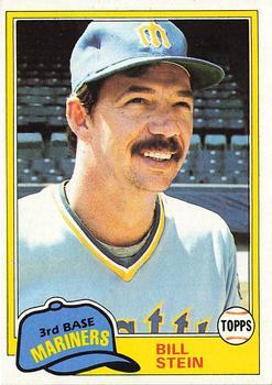 #532 Bill Stein - Seattle Mariners - 1981 Topps Baseball