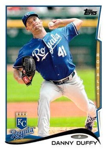 #532 Danny Duffy - Kansas City Royals - 2014 Topps Baseball