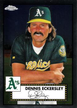 #532 Dennis Eckersley - Oakland Athletics - 2021 Topps Chrome Platinum Anniversary Baseball