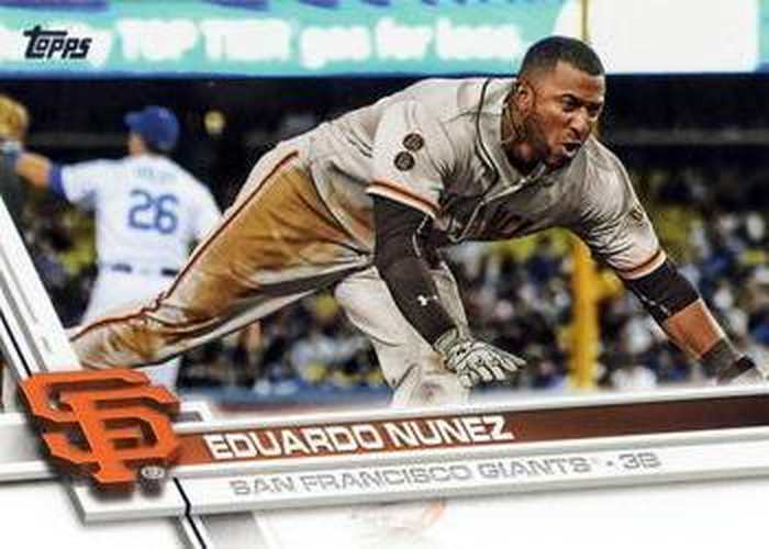 #532 Eduardo Nunez - San Francisco Giants - 2017 Topps Baseball