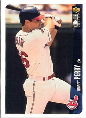 #532 Herbert Perry - Cleveland Indians - 1996 Collector's Choice Baseball