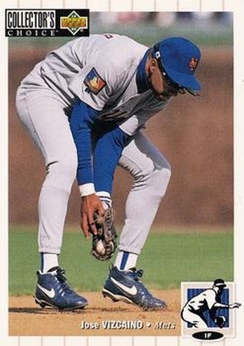 #532 Jose Vizcaino - New York Mets - 1994 Collector's Choice Baseball