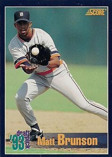 #532 Matt Brunson - Detroit Tigers -1994 Score Baseball