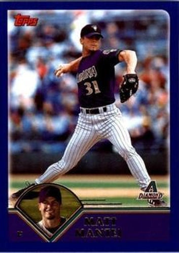 #532 Matt Mantei - Arizona Diamondbacks - 2003 Topps Baseball