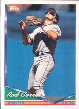 #532 Rod Correia - California Angels - 1994 Topps Baseball