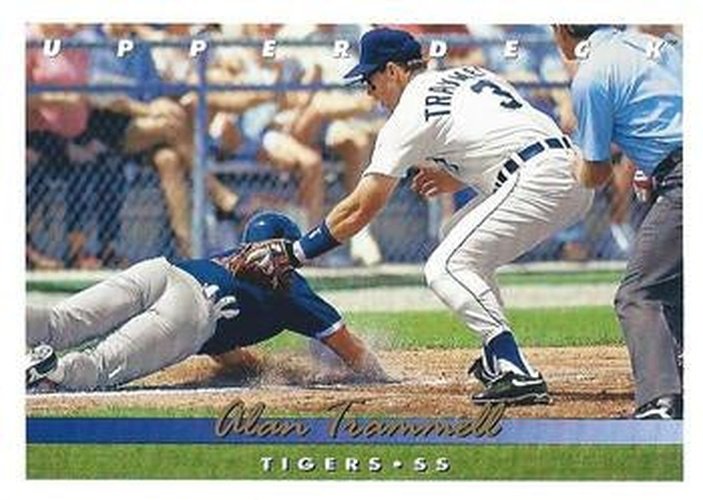 #532 Alan Trammell - Detroit Tigers - 1993 Upper Deck Baseball