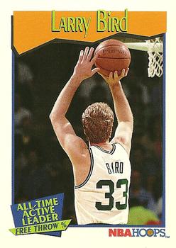 #532 Larry Bird - Boston Celtics - 1991-92 Hoops Basketball