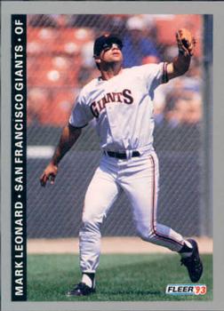 #532 Mark Leonard - San Francisco Giants - 1993 Fleer Baseball