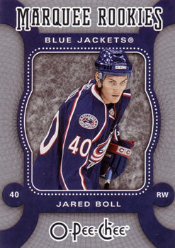 #532 Jared Boll - Columbus Blue Jackets - 2007-08 O-Pee-Chee Hockey