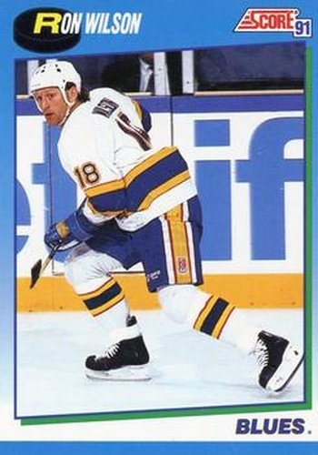 #533 Ron Wilson - St. Louis Blues - 1991-92 Score Canadian Hockey