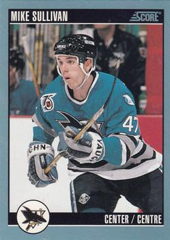 #533 Mike Sullivan - San Jose Sharks - 1992-93 Score Canadian Hockey