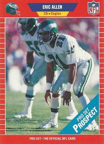 #533 Eric Allen - Philadelphia Eagles - 1989 Pro Set Football