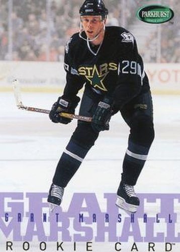 #533 Grant Marshall - Dallas Stars - 1995-96 Parkhurst International Hockey