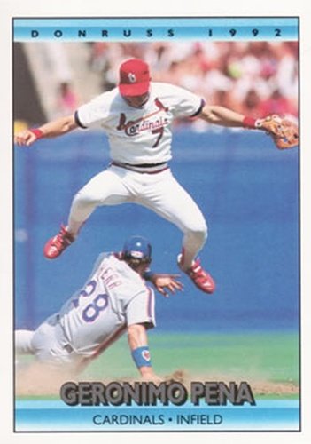 #533 Geronimo Pena - St. Louis Cardinals - 1992 Donruss Baseball