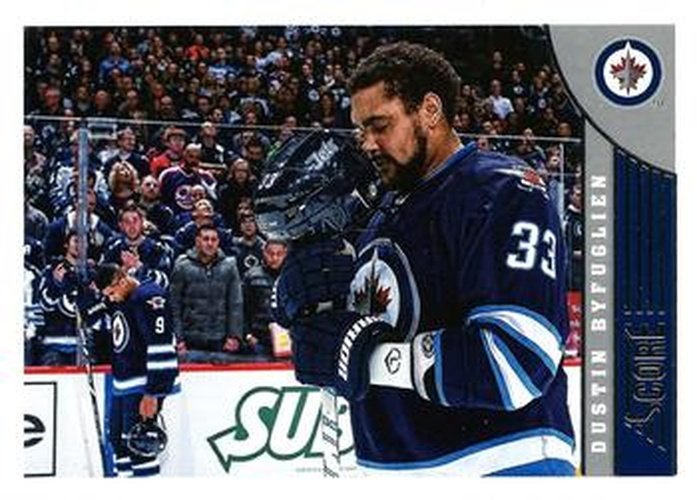 #533 Dustin Byfuglien - Winnipeg Jets - 2013-14 Score Hockey