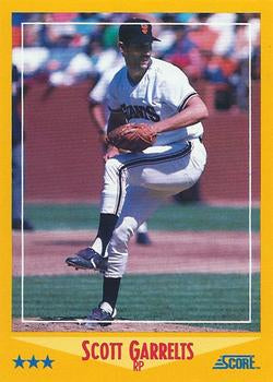 #533 Scott Garrelts - San Francisco Giants - 1988 Score Baseball