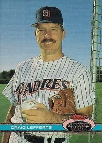 #533 Craig Lefferts - San Diego Padres - 1991 Stadium Club Baseball