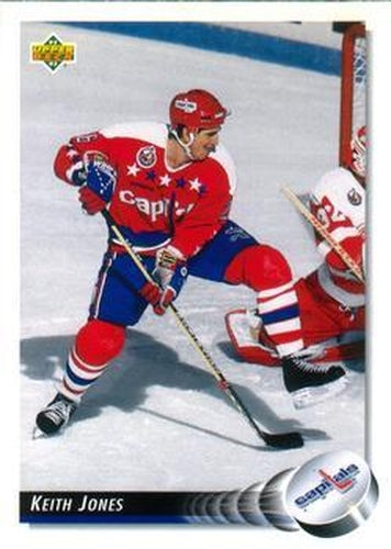 #533 Keith Jones - Washington Capitals - 1992-93 Upper Deck Hockey