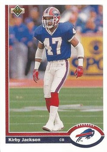 #533 Kirby Jackson - Buffalo Bills - 1991 Upper Deck Football
