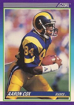 #533 Aaron Cox - Los Angeles Rams - 1990 Score Football