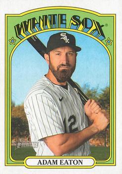 #533 Adam Eaton - Chicago White Sox - 2021 Topps Heritage Baseball