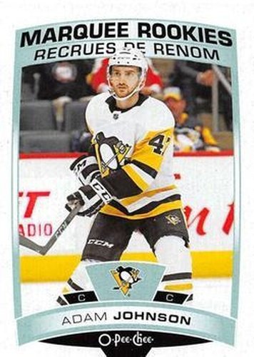 #533 Adam Johnson - Pittsburgh Penguins - 2019-20 O-Pee-Chee Hockey