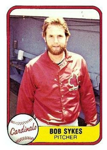 #533 Bob Sykes - St. Louis Cardinals - 1981 Fleer Baseball