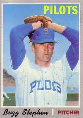 #533 Buzz Stephen - Seattle Pilots - 1970 Topps Baseball