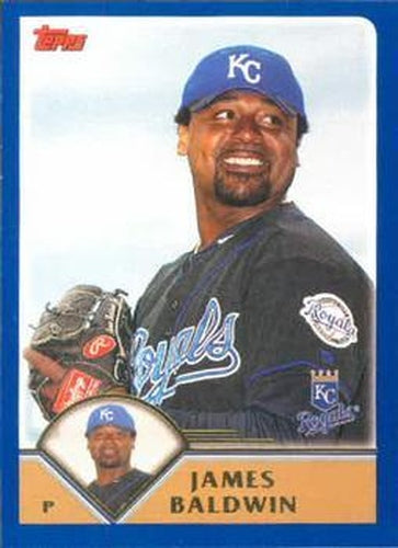 #533 James Baldwin - Kansas City Royals - 2003 Topps Baseball