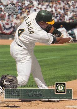 #533 Miguel Tejada - Oakland Athletics - 2003 Upper Deck Baseball