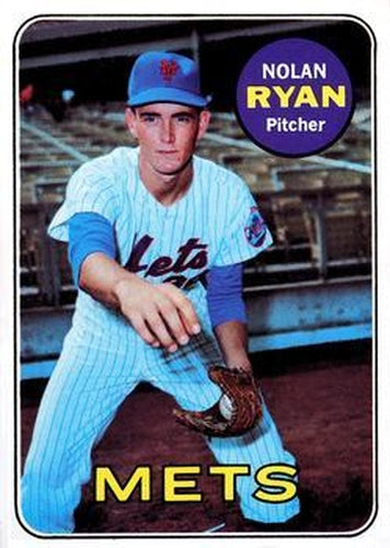 #533 Nolan Ryan - New York Mets - 1969 Topps Baseball