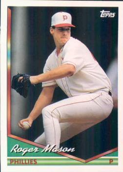 #533 Roger Mason - Philadelphia Phillies - 1994 Topps Baseball