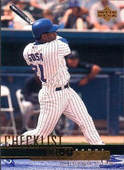 #533 Sammy Sosa - Chicago Cubs - 2000 Upper Deck Baseball