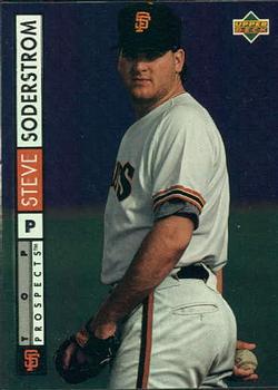 #533 Steve Soderstrom - San Francisco Giants - 1994 Upper Deck Baseball