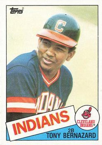 #533 Tony Bernazard - Cleveland Indians - 1985 Topps Baseball