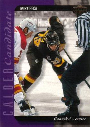 #533 Michael Peca - Vancouver Canucks - 1994-95 Upper Deck Hockey