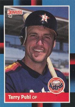 #533 Terry Puhl - Houston Astros - 1988 Donruss Baseball