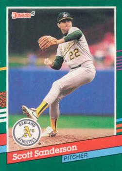 #533 Scott Sanderson - Oakland Athletics - 1991 Donruss Baseball