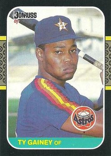 #533 Ty Gainey - Houston Astros - 1987 Donruss Baseball