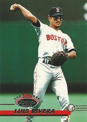 #533 Luis Rivera - Boston Red Sox - 1993 Stadium Club Baseball