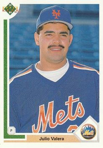 #534 Julio Valera - New York Mets - 1991 Upper Deck Baseball