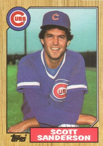 #534 Scott Sanderson - Chicago Cubs - 1987 Topps Baseball